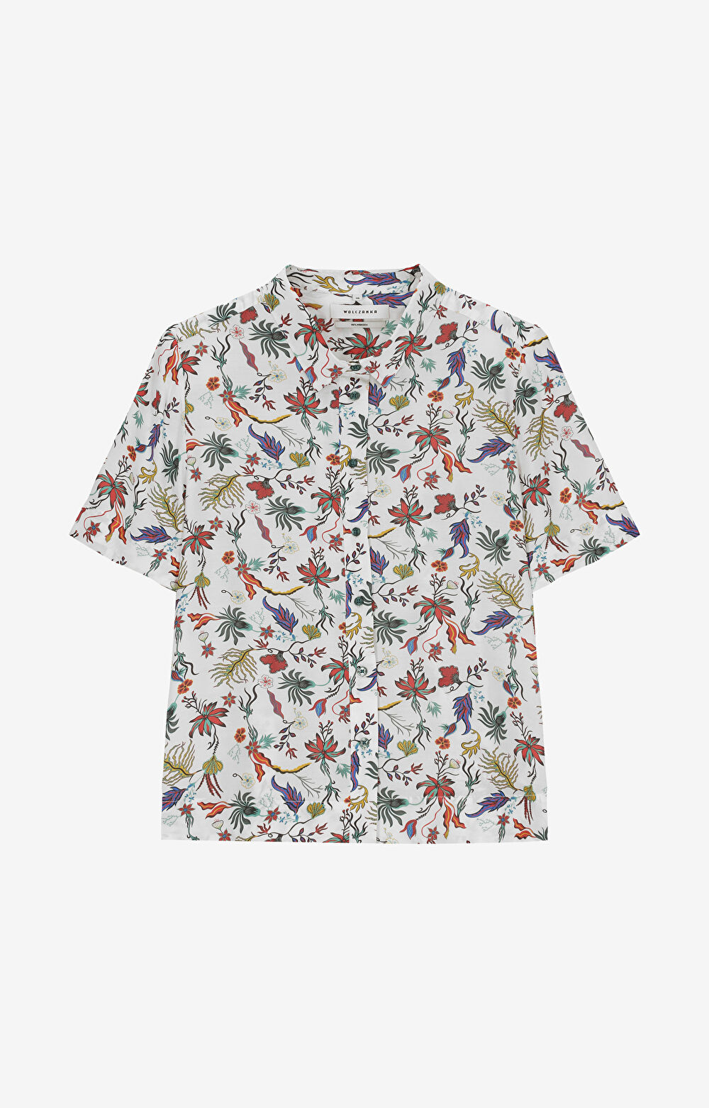 Koszula z wiskozy z krótkim rękawem - 2