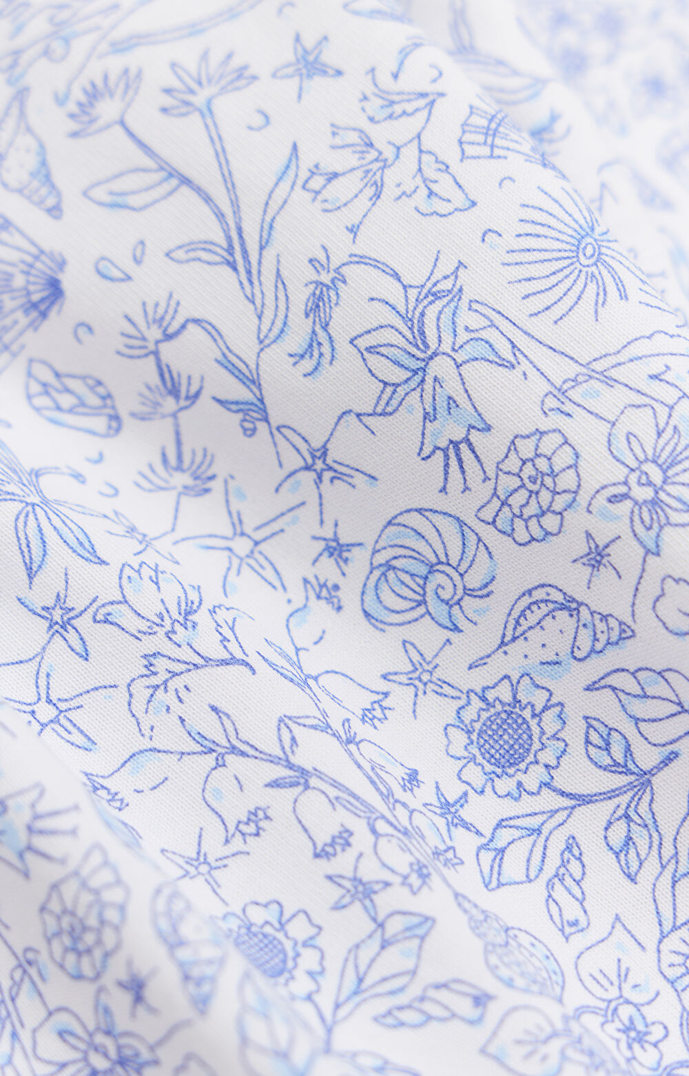 T-shirt z merceryzowanej w kwiaty - 7