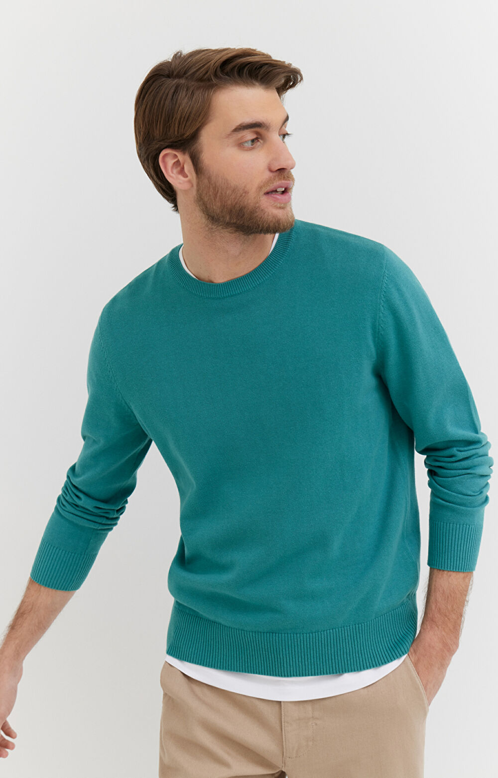 Sweter z bawełny organicznej