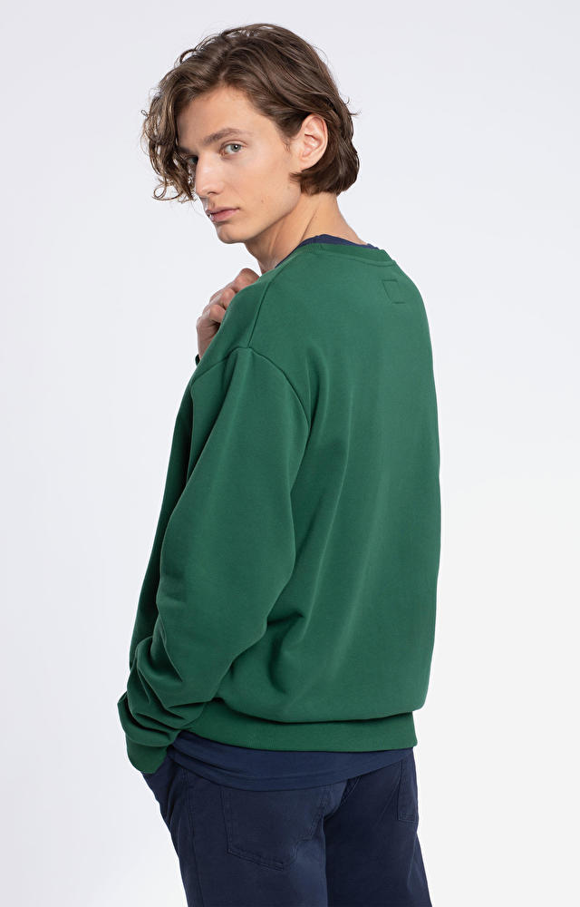 Zielona bluza męska