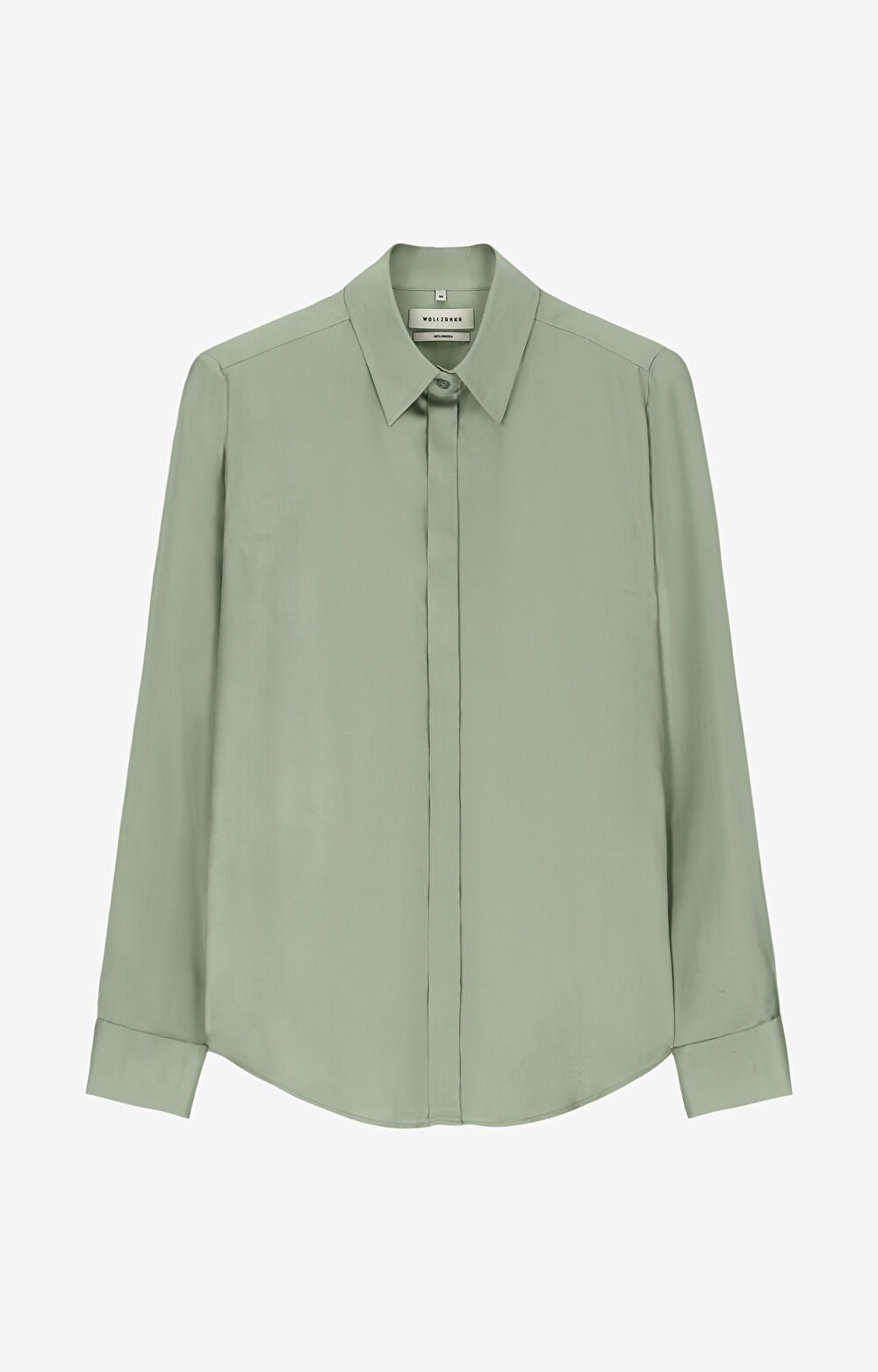 Koszula z satynowej wiskozy - 2