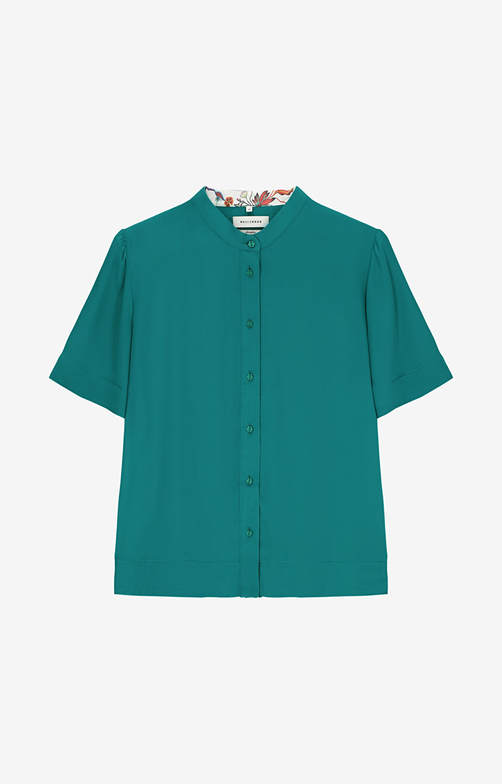 Koszula z wiskozy z krótkim rękawem - 2
