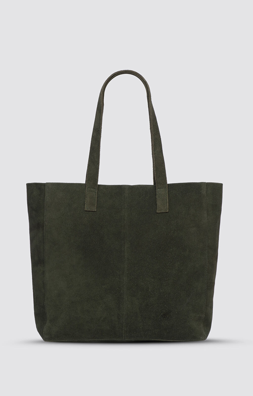 Zamszowa torebka typu shopper