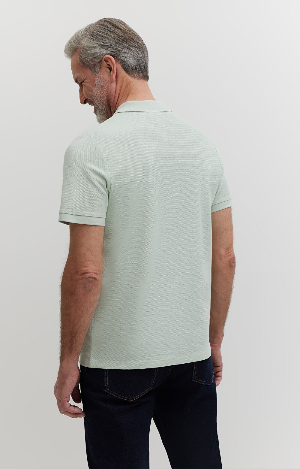 Polo z merceryzowanej bawełny - 3