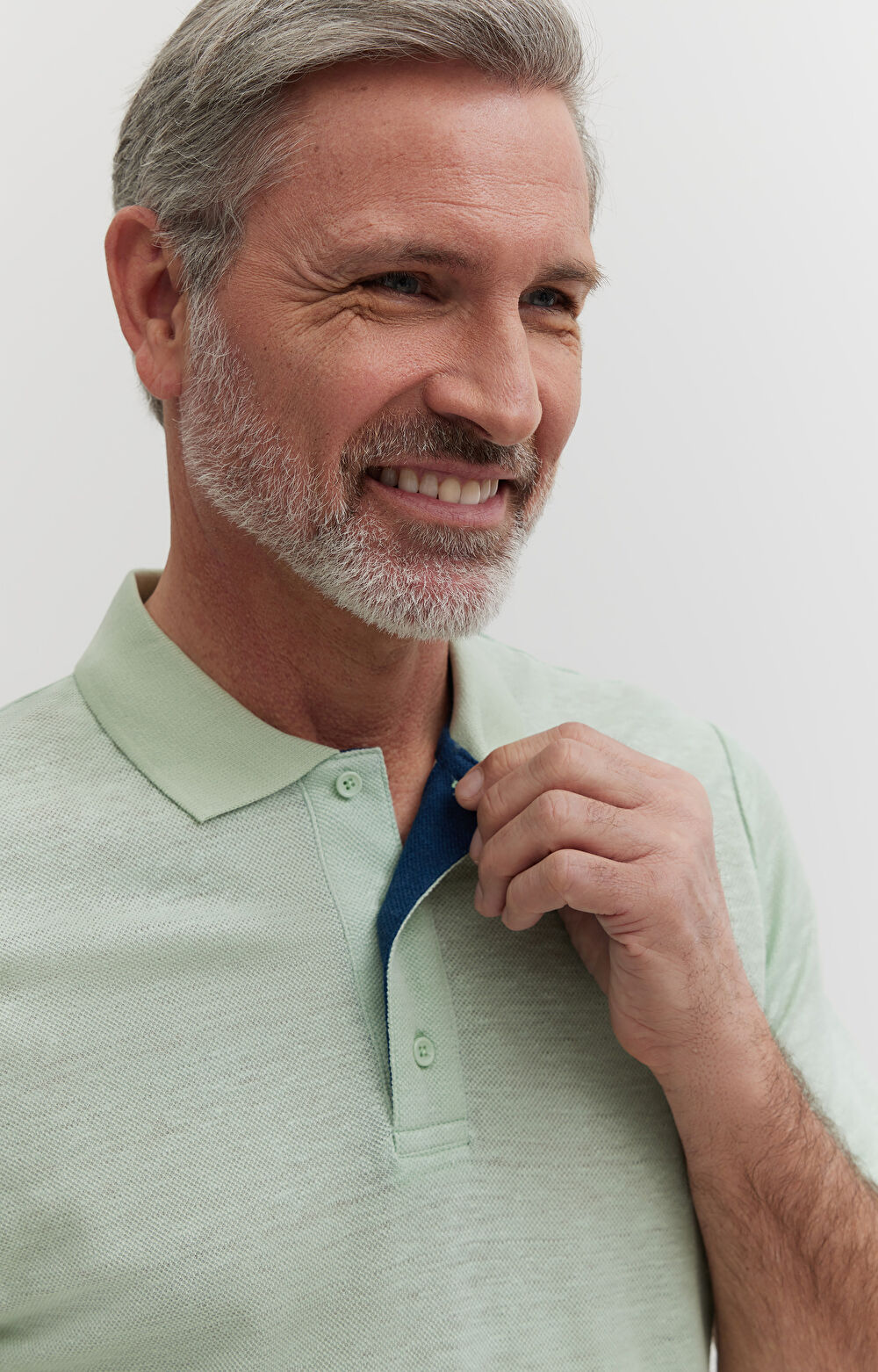 Polo ze strukturalnego lnu - 6