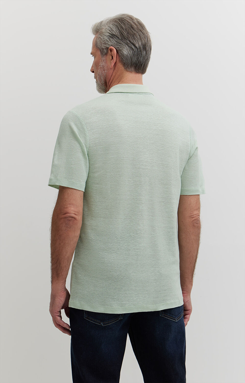 Polo ze strukturalnego lnu - 3