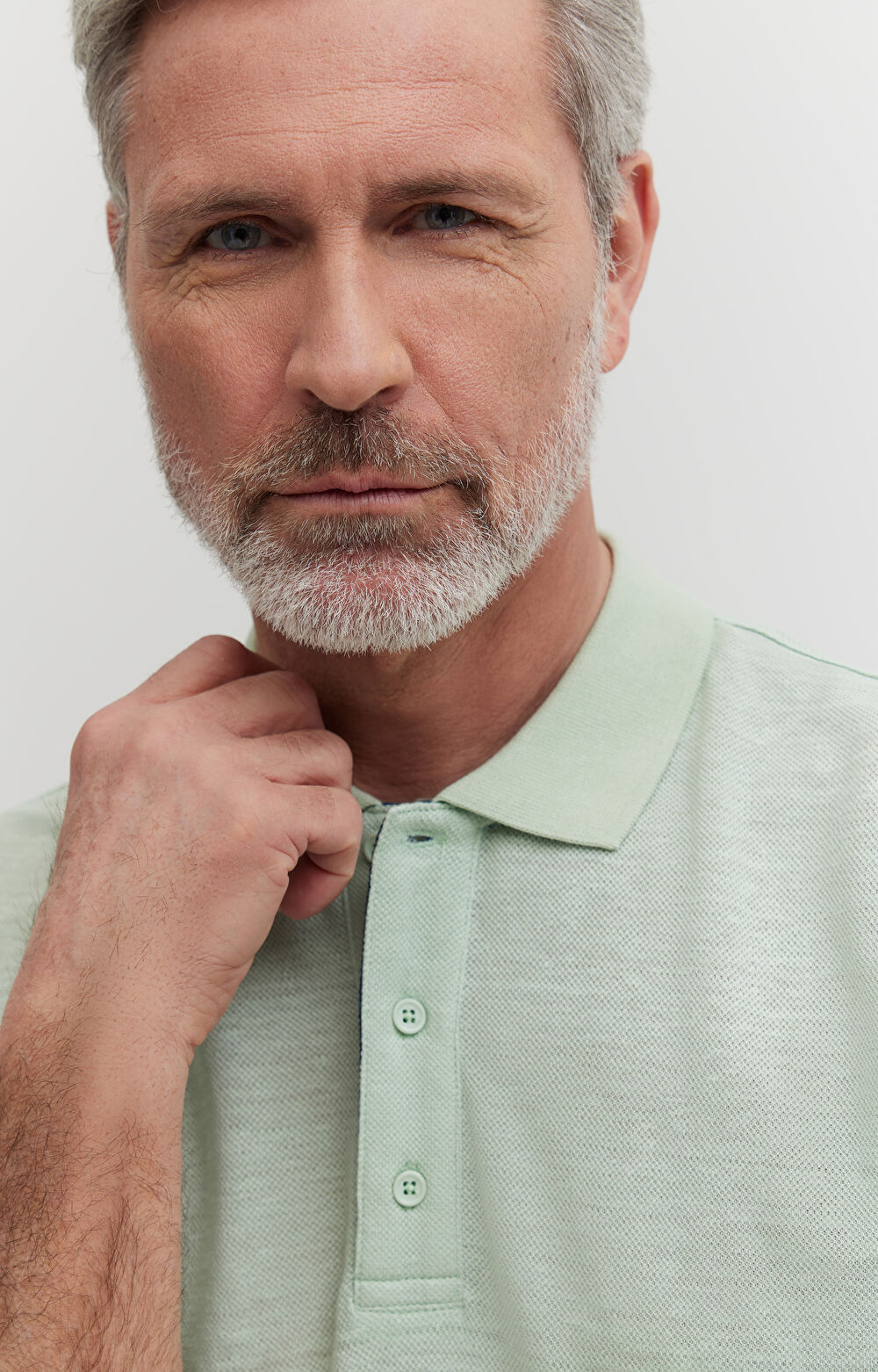 Polo ze strukturalnego lnu - 5