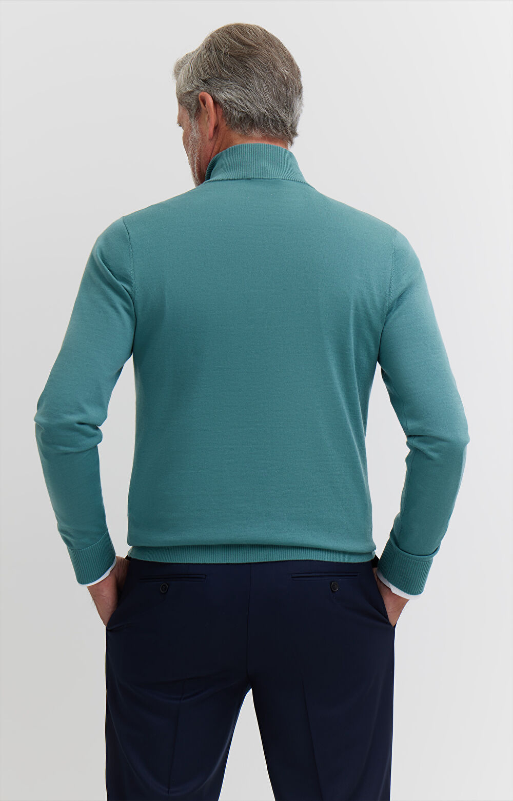 Sweter z golfem - 3