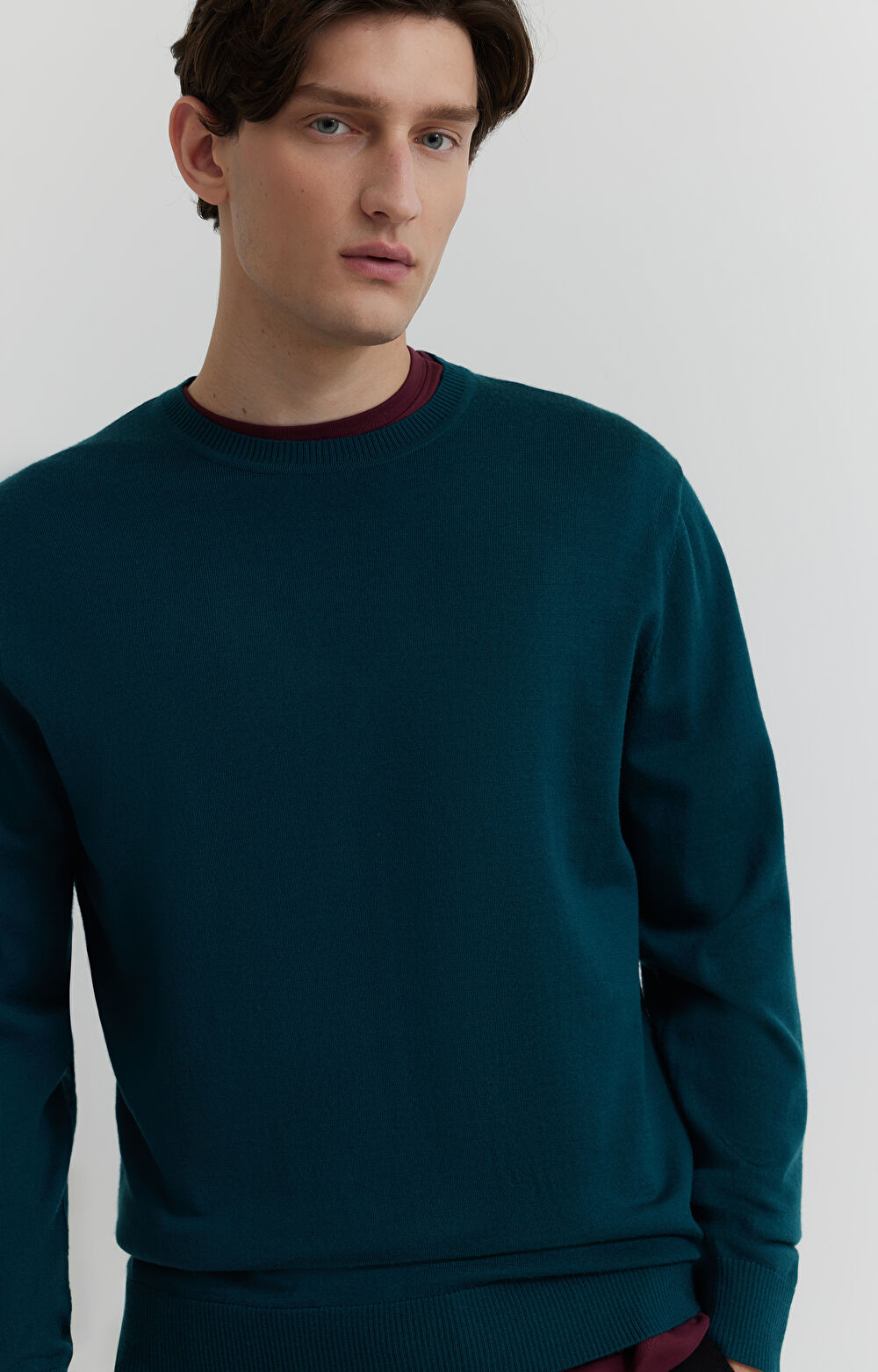 Sweter z wełny merino