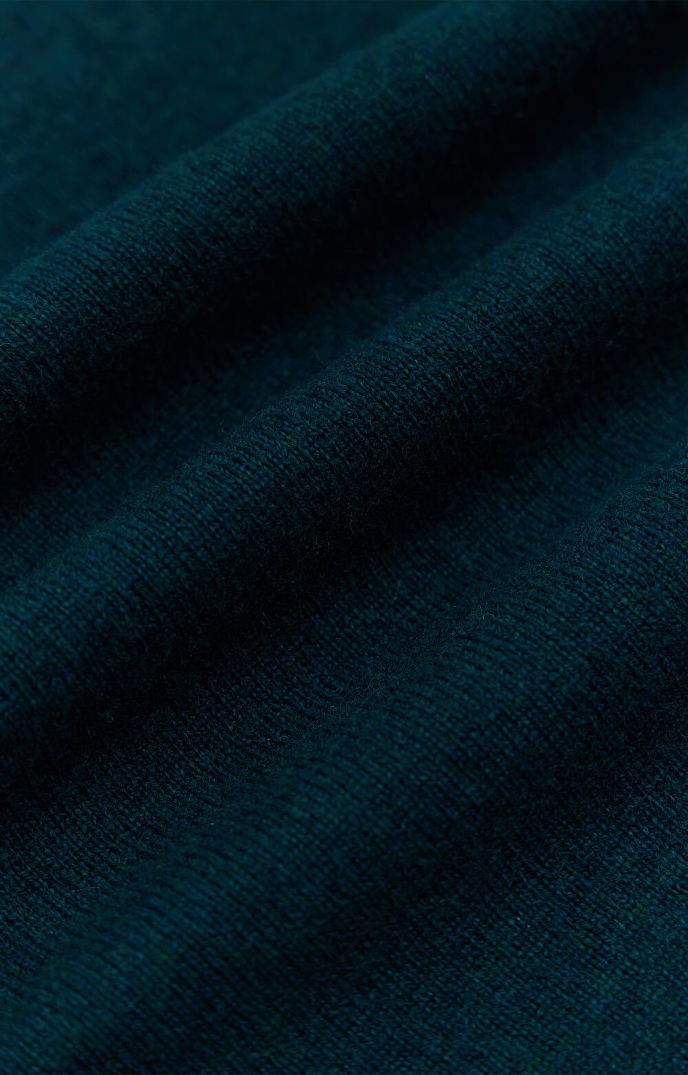 Sweter v-neck z melanżowej wełny merino - 6