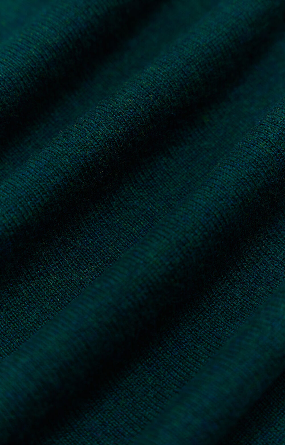 Sweter z melanżowej wełny merino - 6