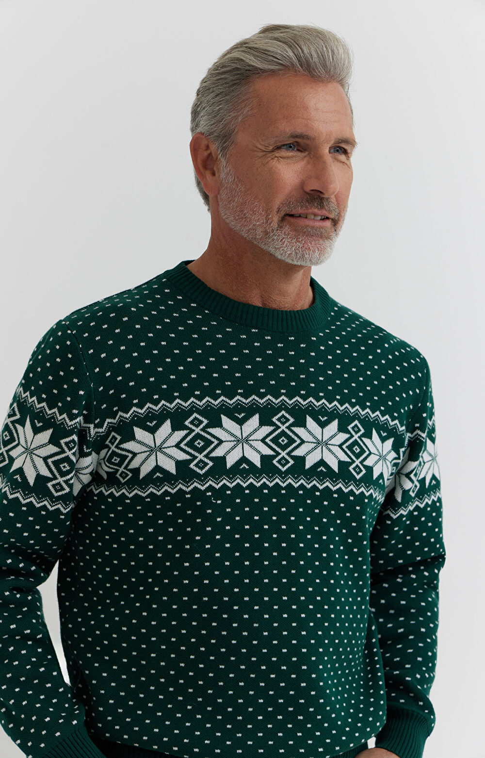 Świąteczny sweter z bawełny - 10