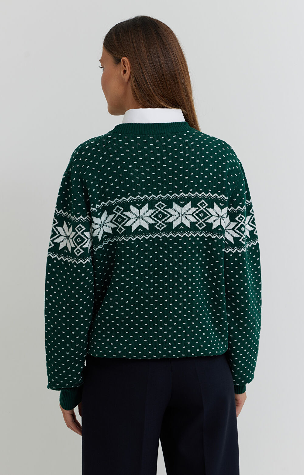 Świąteczny sweter z bawełny - 5