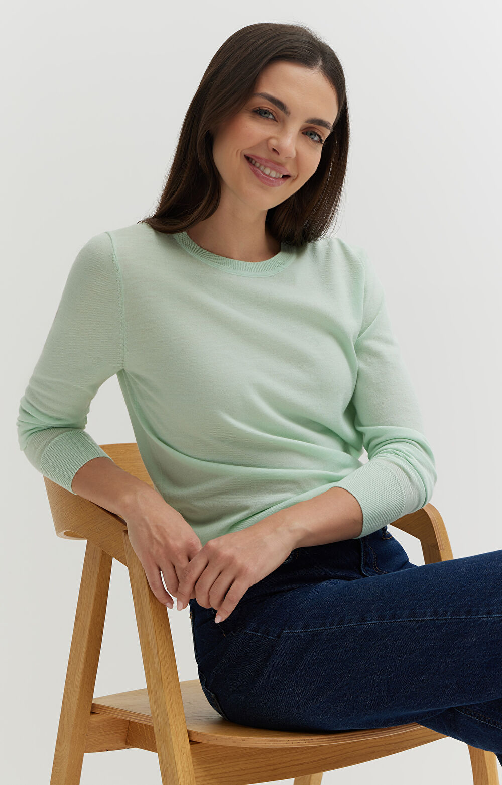 Sweter z wełny merino