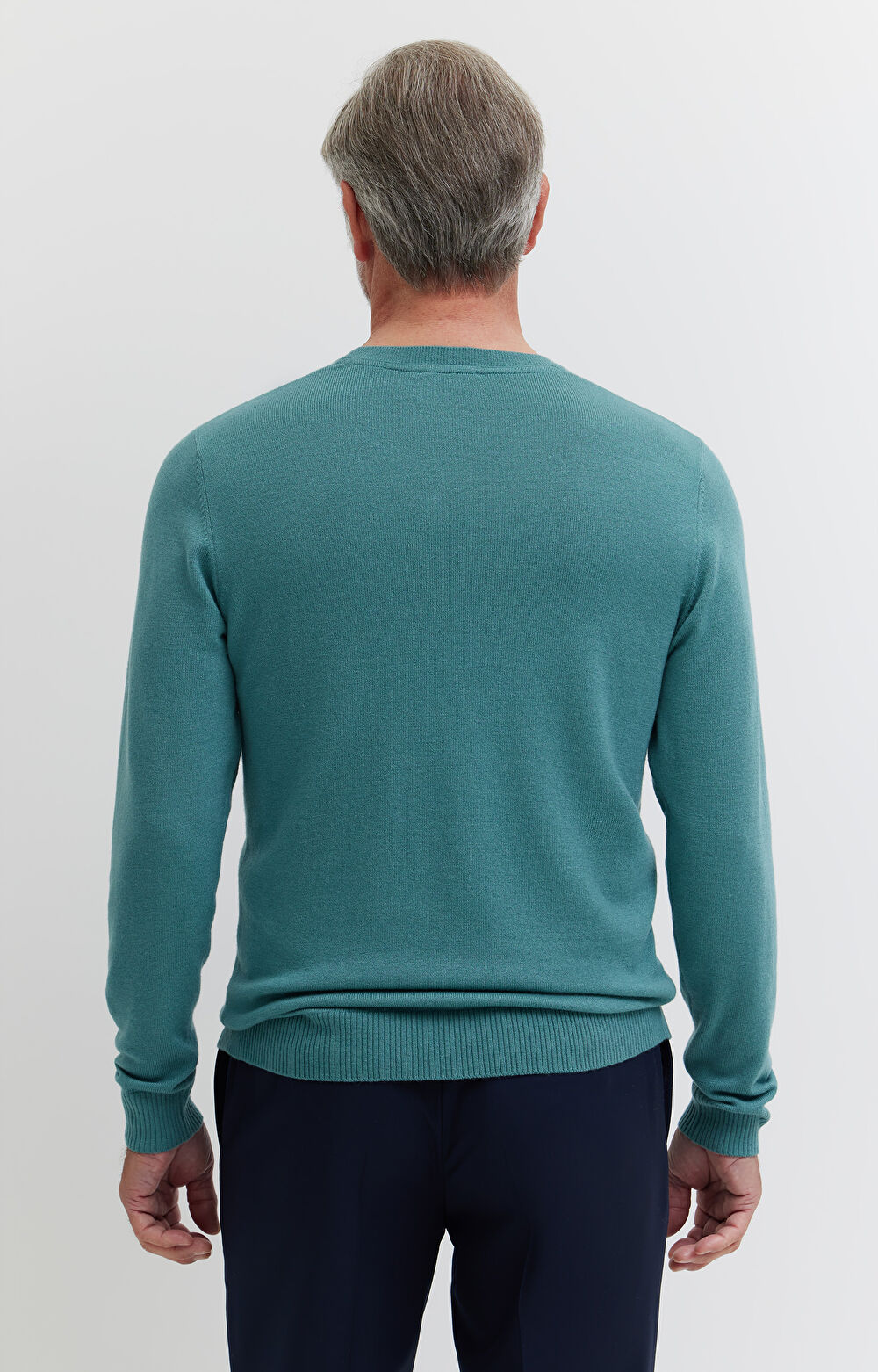 Sweter z dodatkiem wełny merino i kaszmiru - 4