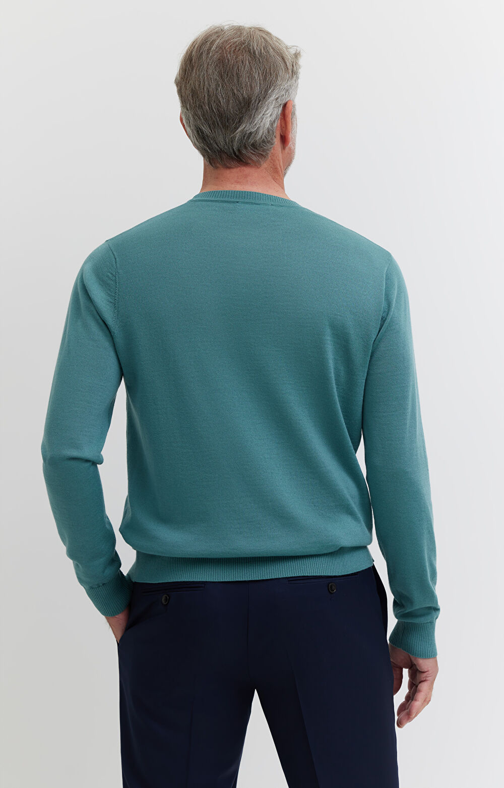 Sweter z wełny merino - 4