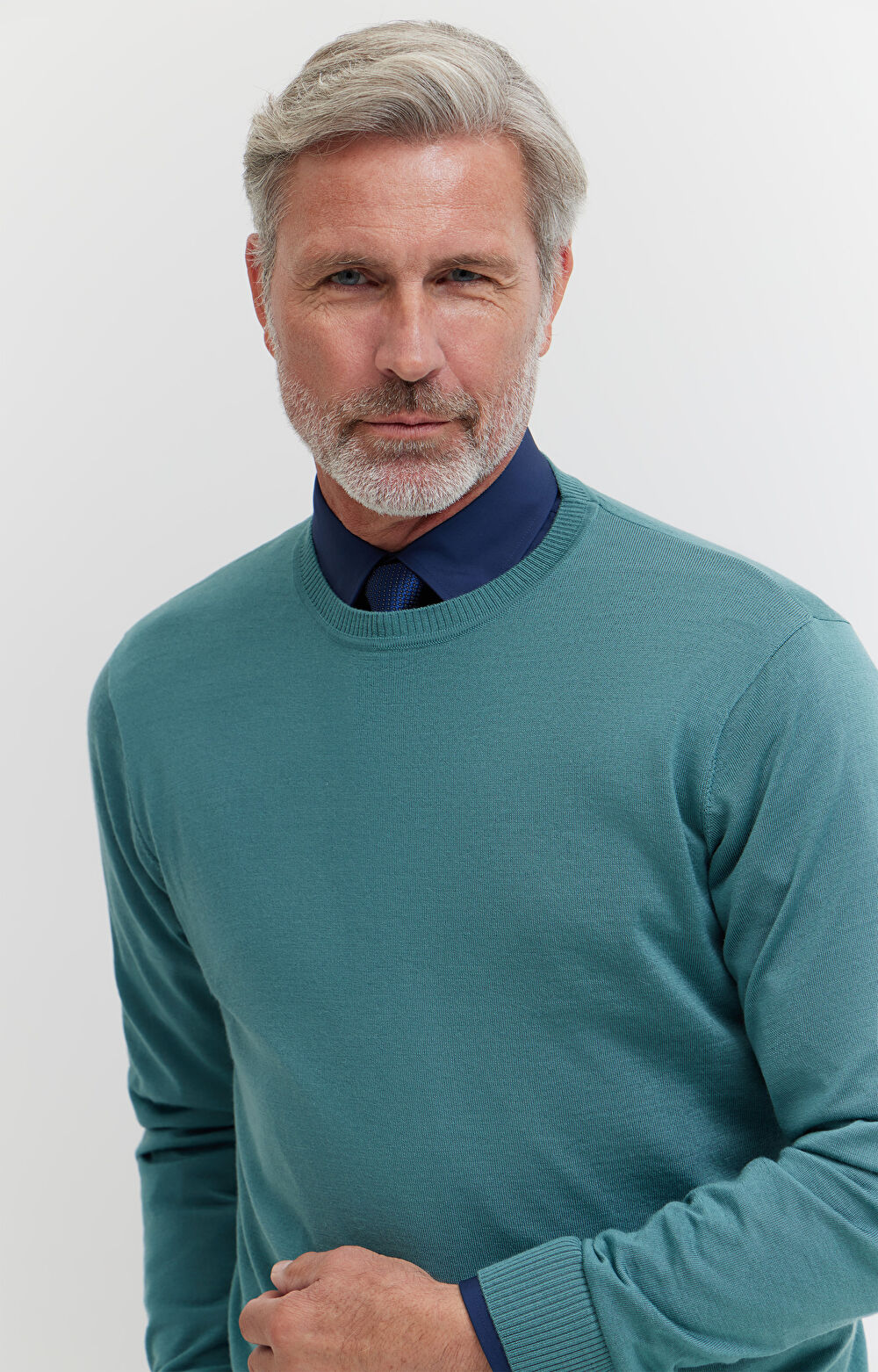Sweter z wełny merino - 7