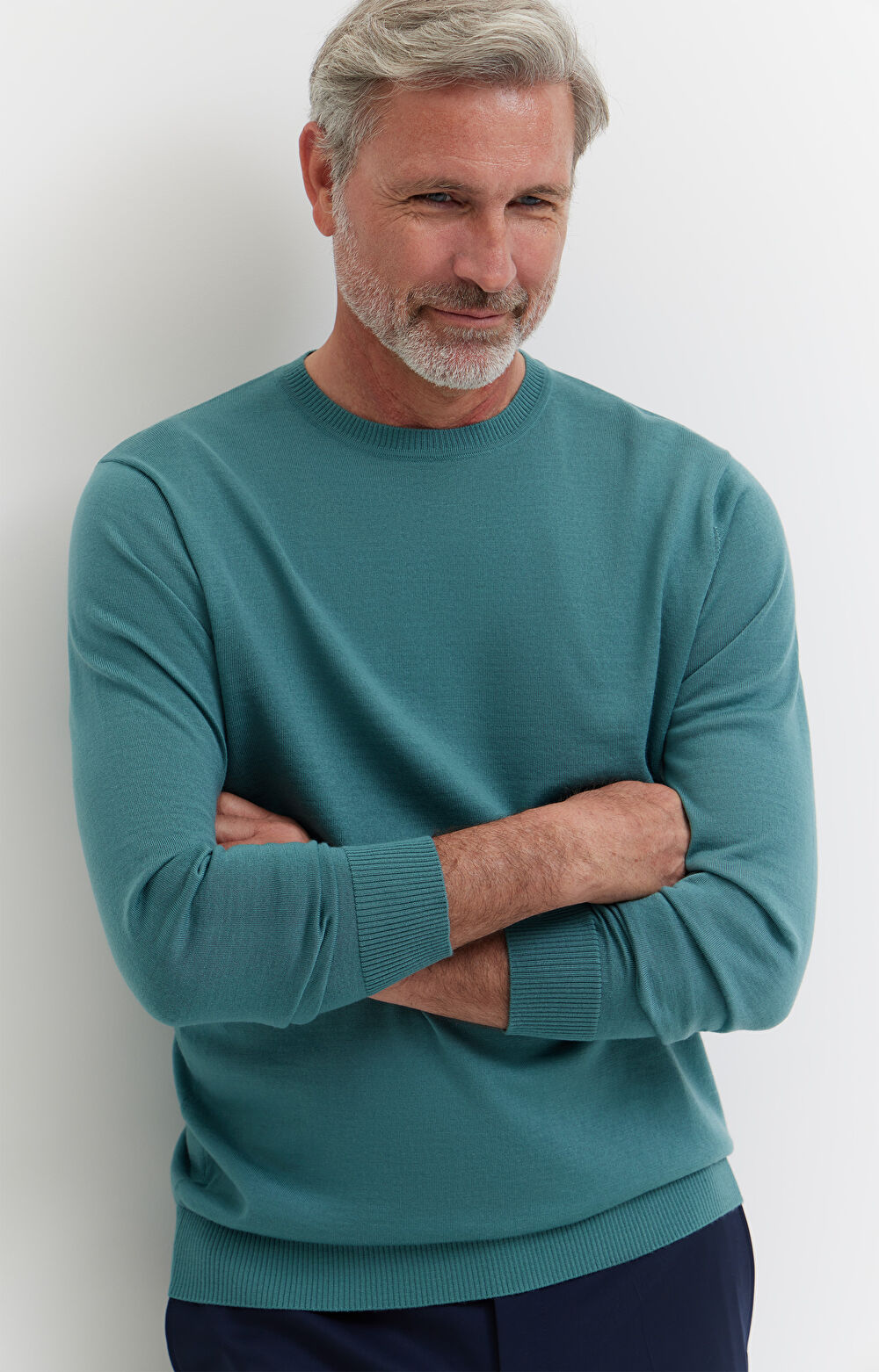 Sweter z wełny merino - 5