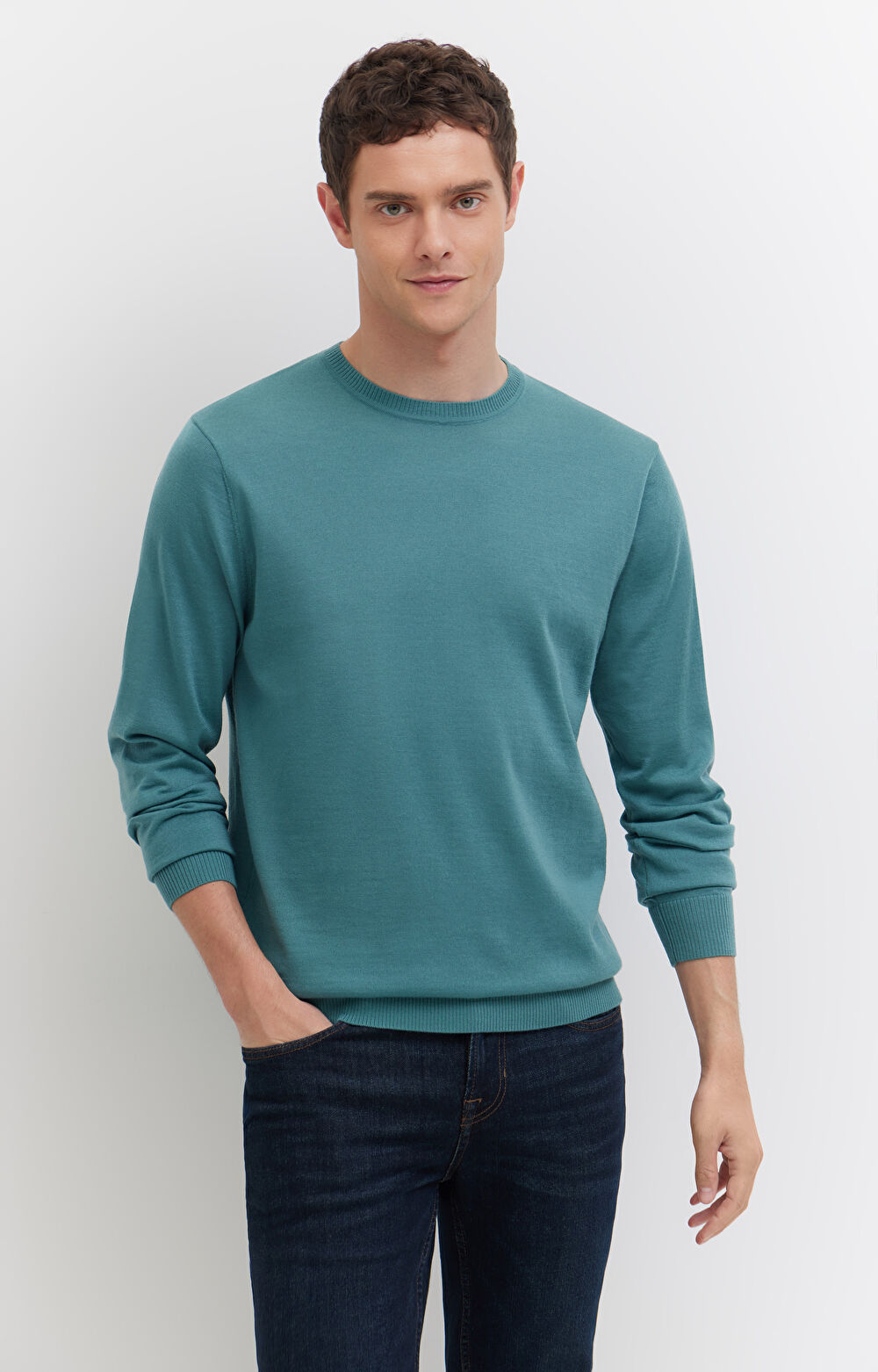 Sweter z wełny merino - 10