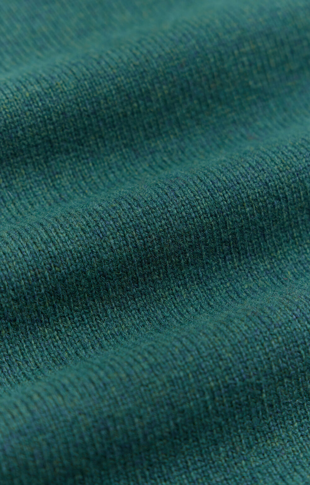 Melanżowy sweter z wełny - 7