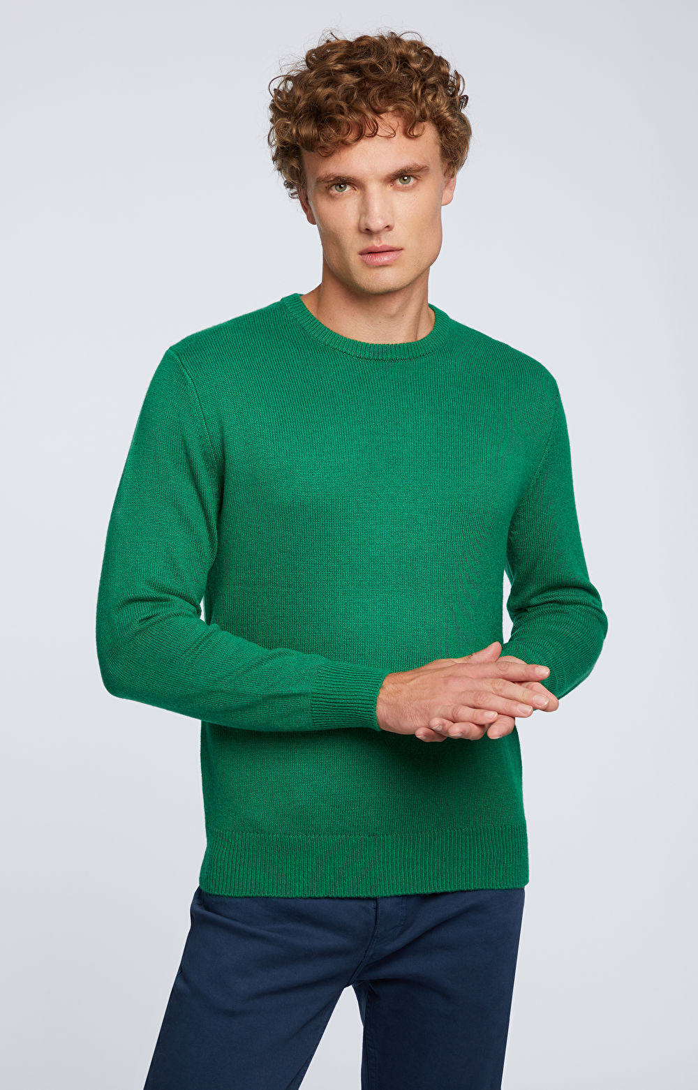 Gładki sweter