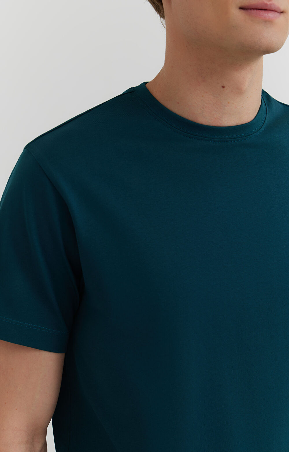 T-shirt z bawełny merceryzowanej - 5