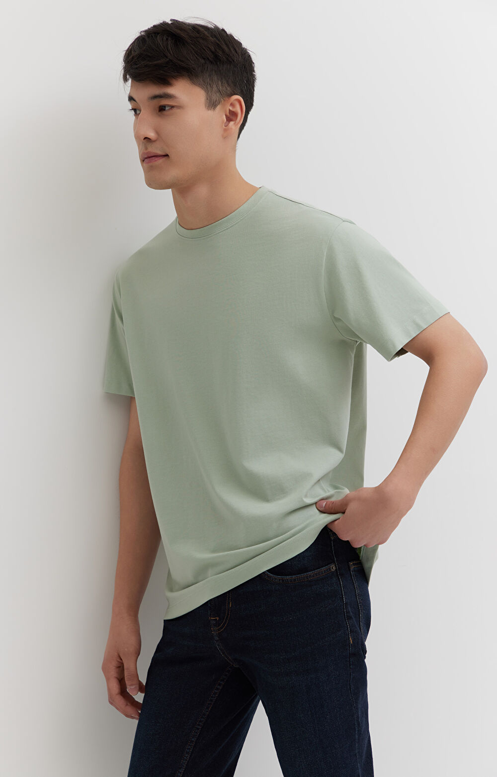 T-shirt z bawełny merceryzowanej - 6