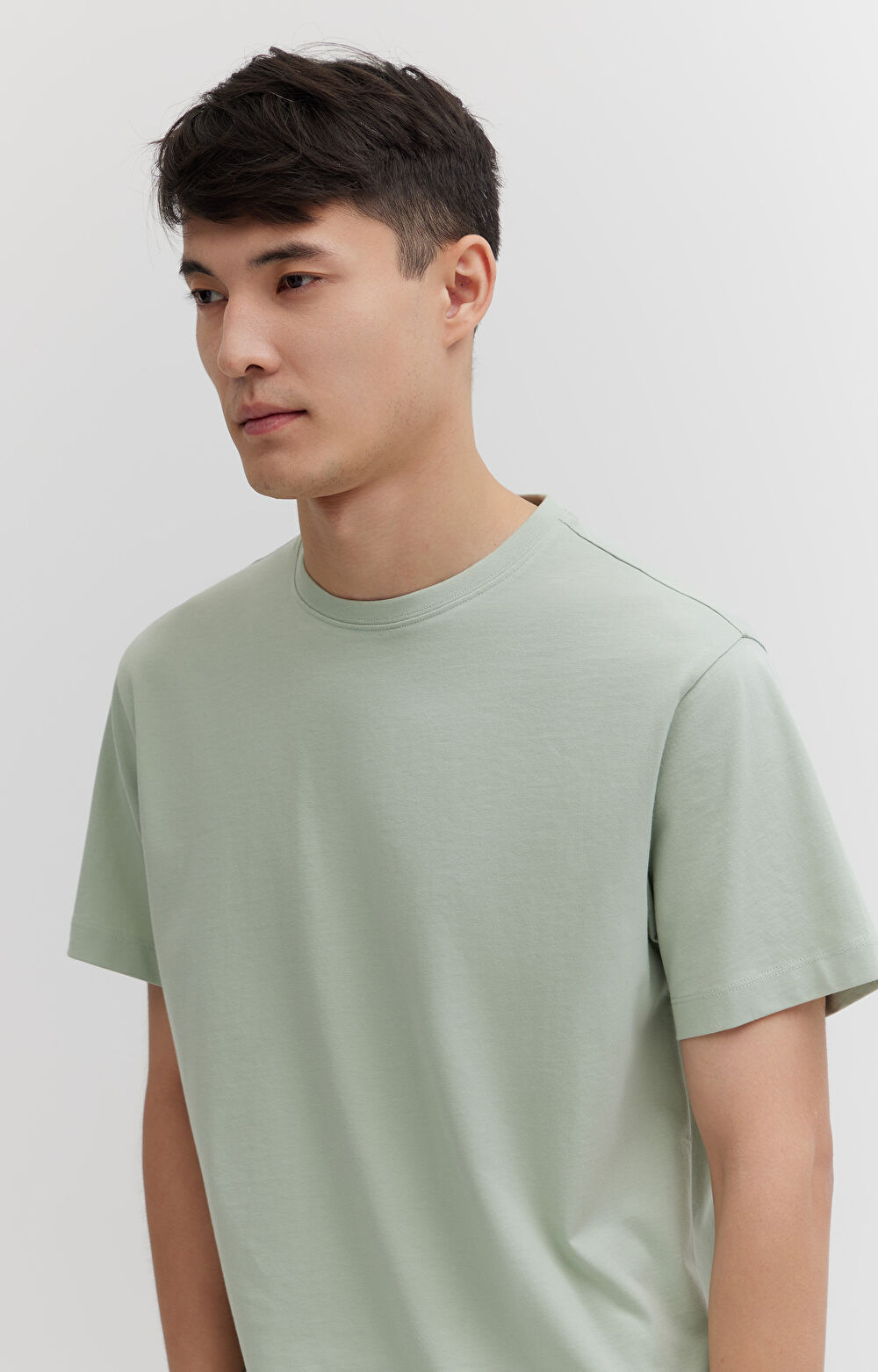 T-shirt z bawełny merceryzowanej - 4