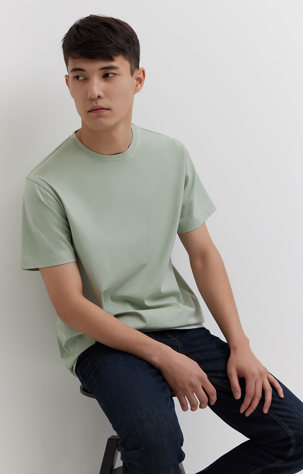 T-shirt z bawełny merceryzowanej - 7