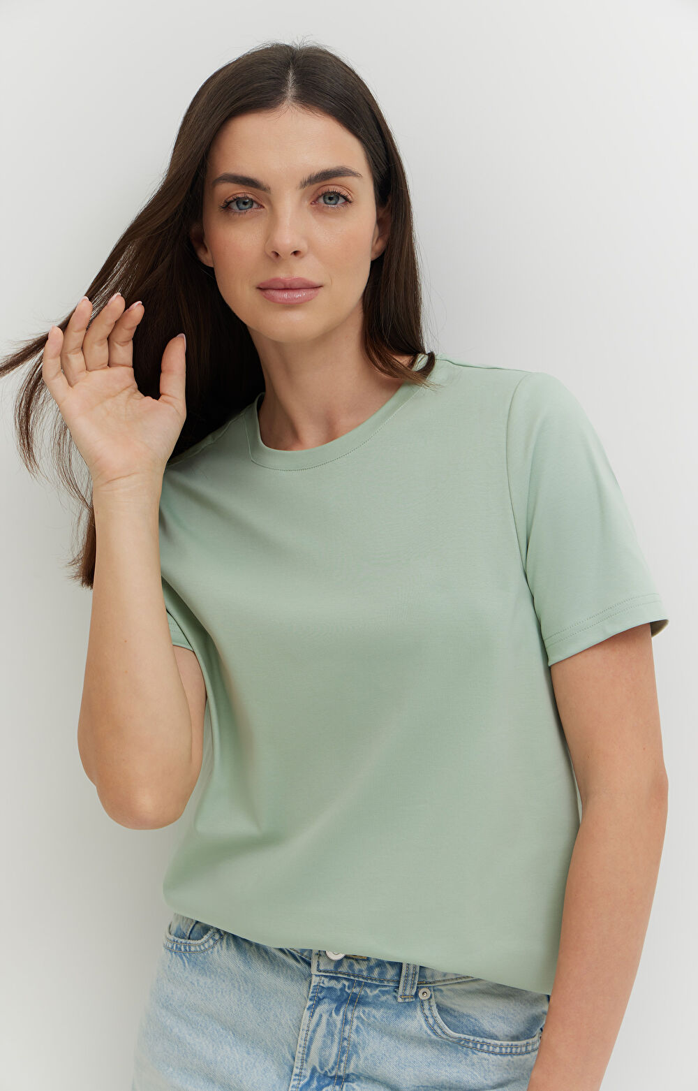 T-shirt z bawełny podwójnie merceryzowanej - 5