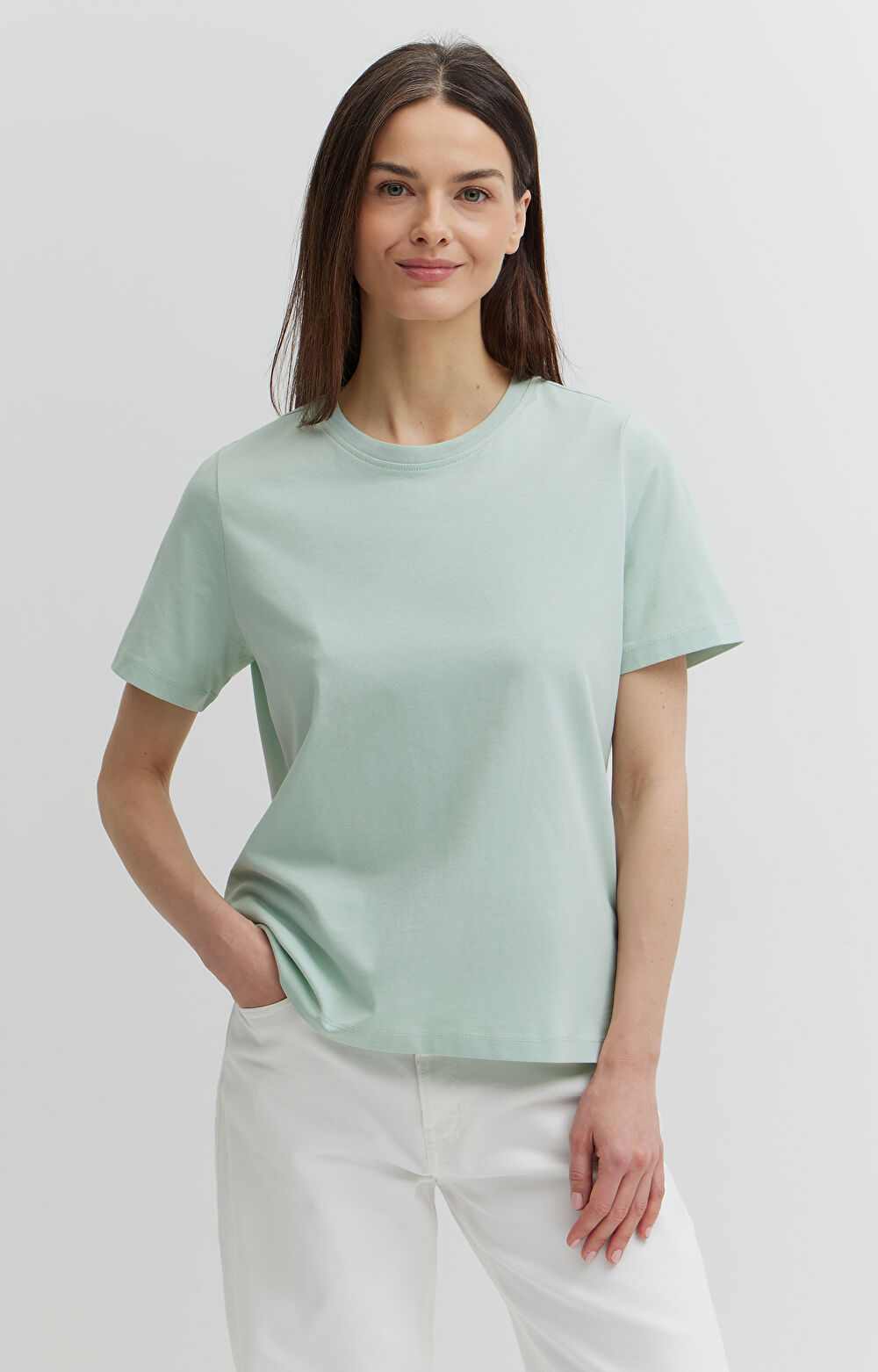 T-shirt regular z bawełny organicznej - 3