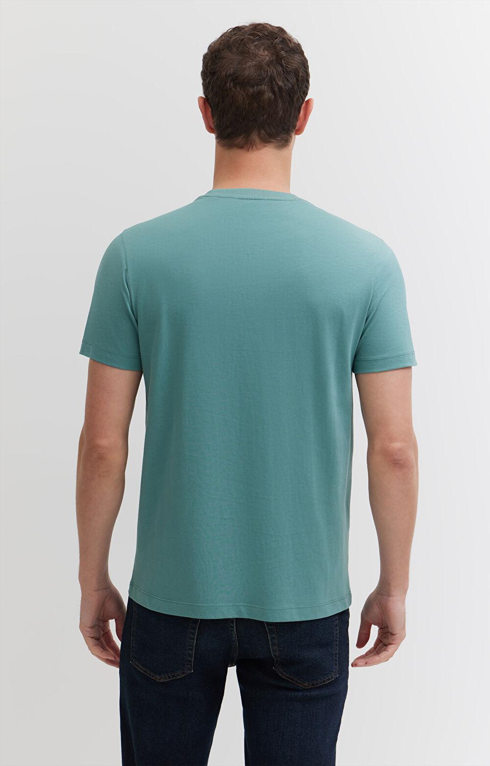 T-shirt z bawełny merceryzowanej - 4