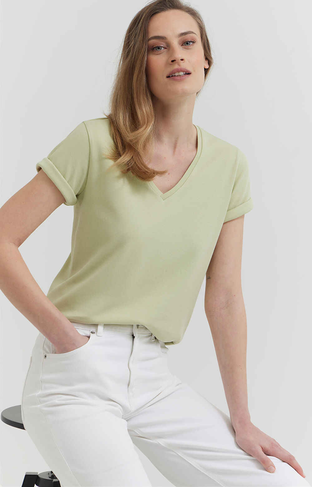 T-shirt z bawełny organicznej - 5
