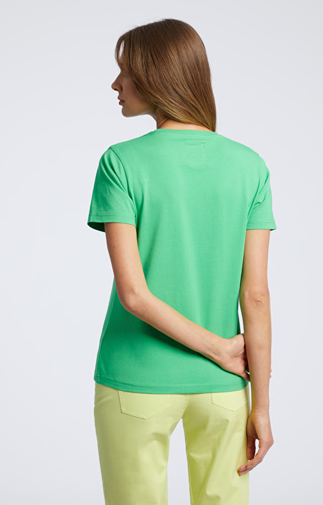 Zielony t-shirt