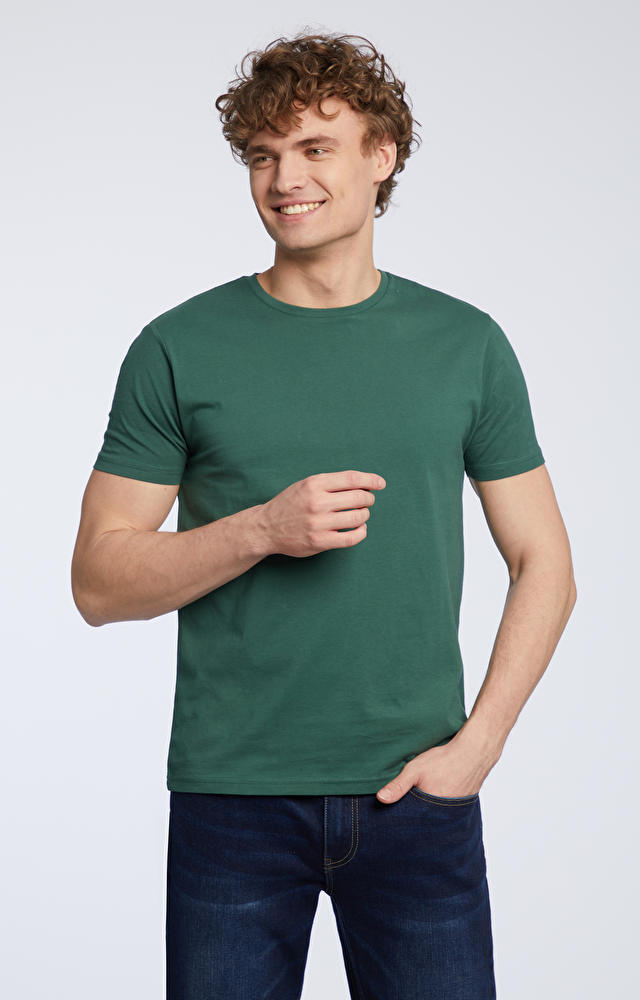 Zielony t-shirt męski