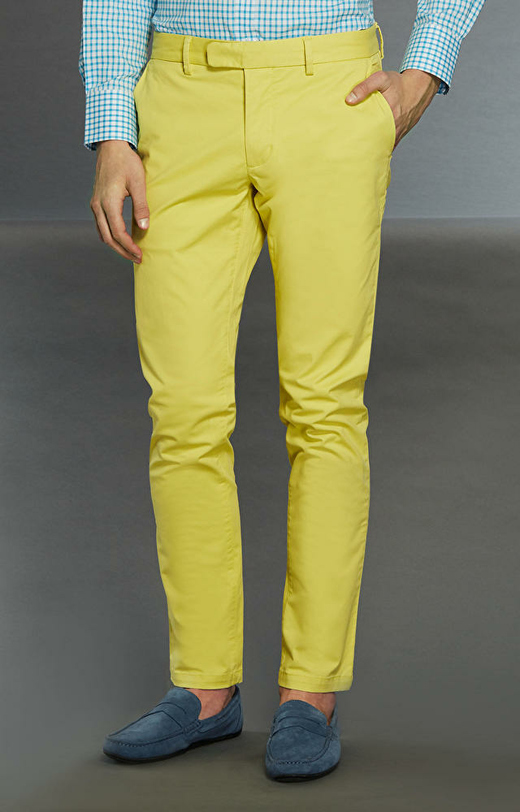 Żółte spodnie WÓLCZANKA