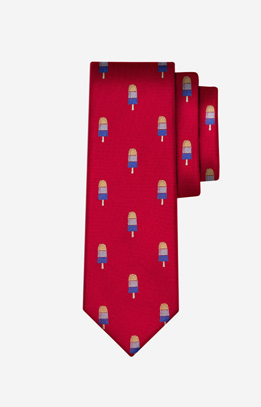 Czerwony krawat LAMBERT