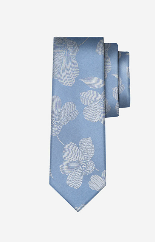 Niebieski krawat LAMBERT