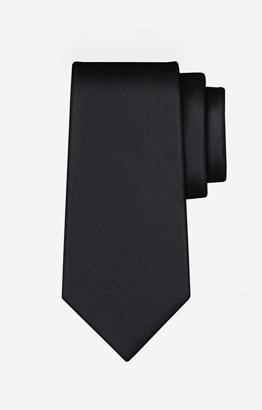 Czarny krawat WÓLCZANKA