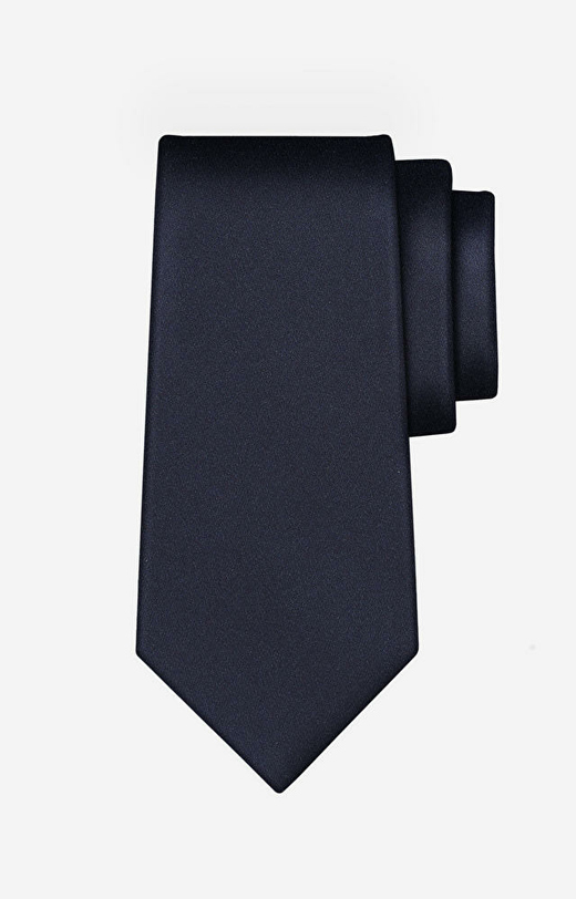 Granatowy krawat WÓLCZANKA