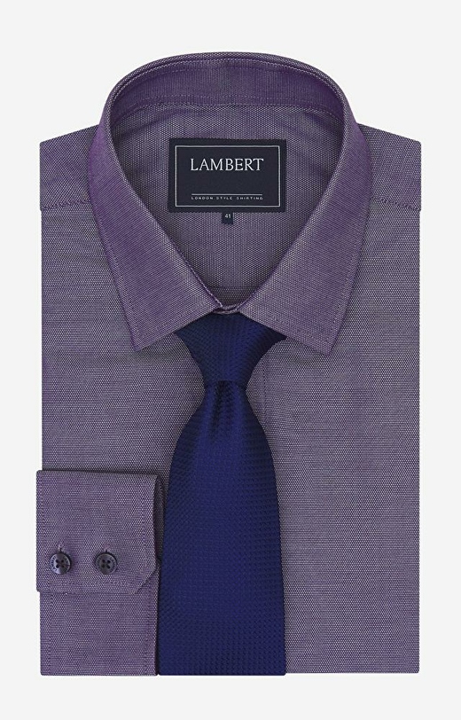 Fioletowa koszula LAMBERT