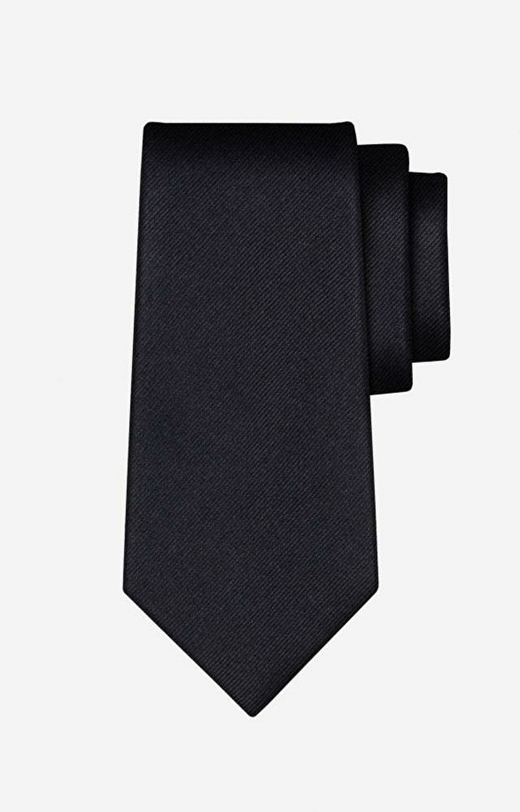 Czarny krawat LAMBERT