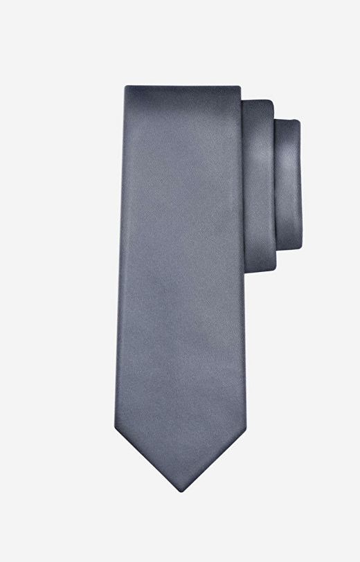 Szary krawat WÓLCZANKA