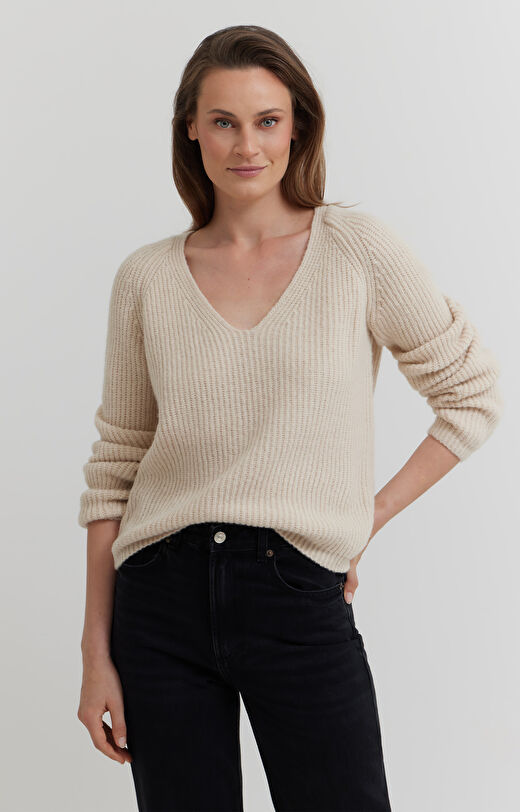 Sweter z wełną i alpaką