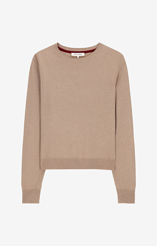 Sweter z dodatkiem wełny merino i kaszmiru