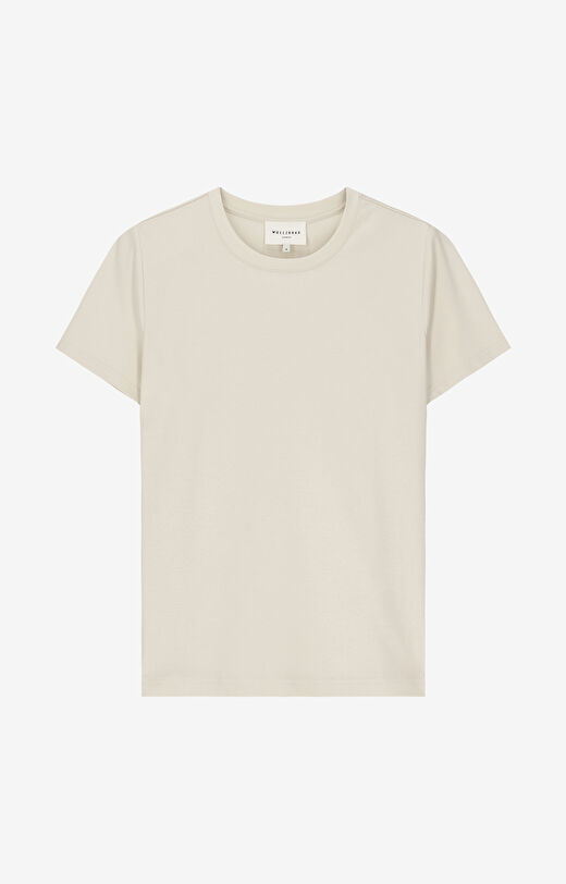 T-shirt z bawełny podwójnie merceryzowanej