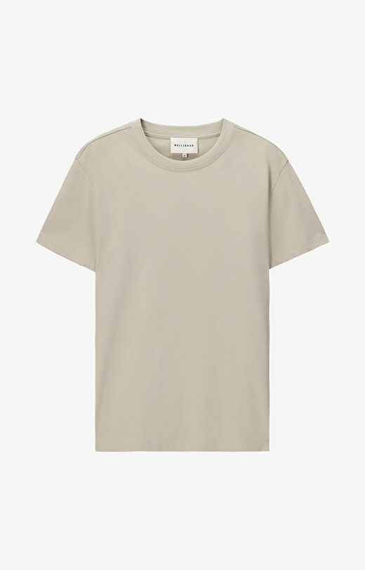 Gładki t-shirt z bawełny organicznej