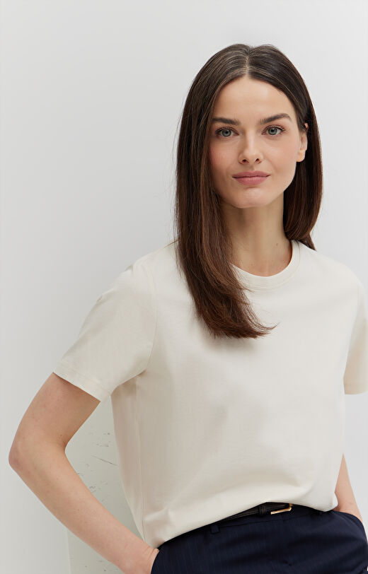 T-shirt regular z bawełny organicznej