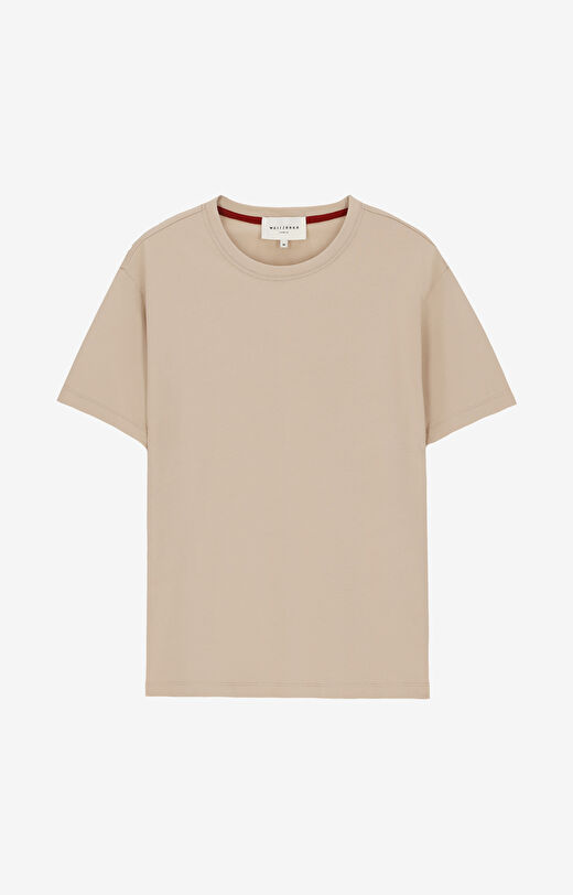 T-shirt z bawełny merceryzowanej