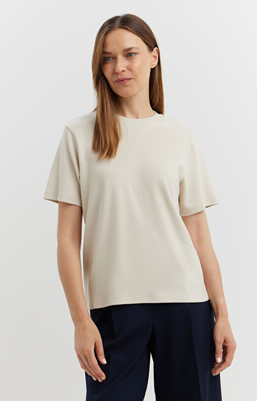 T-shirt damski z bawełny organicznej